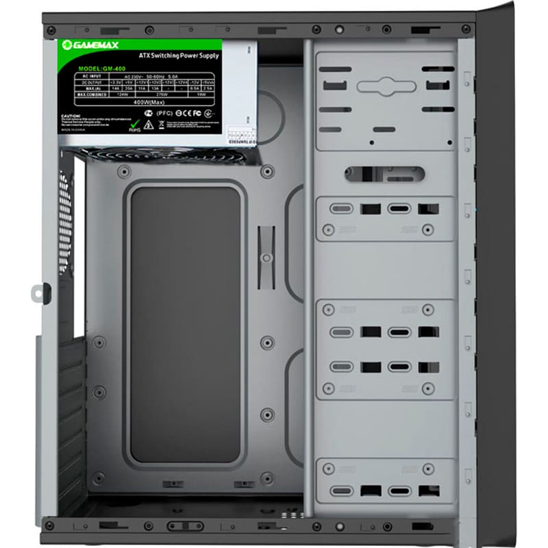 Зовнішній вигляд Корпус GAMEMAX ET-209-400W-2U3