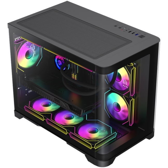Корпус GAMEMAX HYPE-M Black Тип Mini (Micro)-Tower