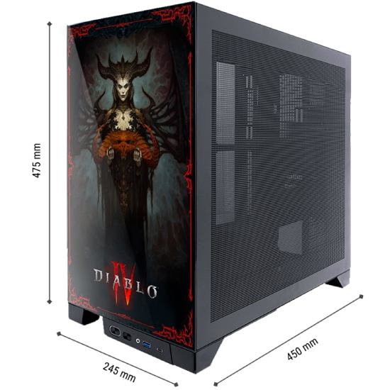 Зображення Корпус BLIZZARD DIABLO IV Lilith Limited Edition ATX (FBLPCD4LILITH24FT)