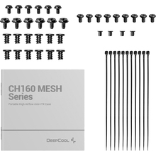 Корпус DEEPCOOL CH160 Mesh Black (R-CH160-BKNMI0-G-1)
