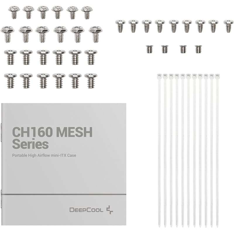 Обзор Корпус DEEPCOOL CH160 Mesh White (R-CH160-WHNMI0-G-1)