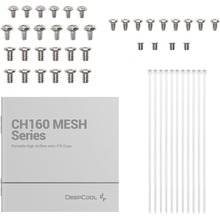 Корпус DEEPCOOL CH160 Mesh White (R-CH160-WHNMI0-G-1)