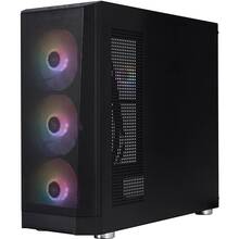 Корпус 1STPLAYER FD5-M-BK-4F1 Black