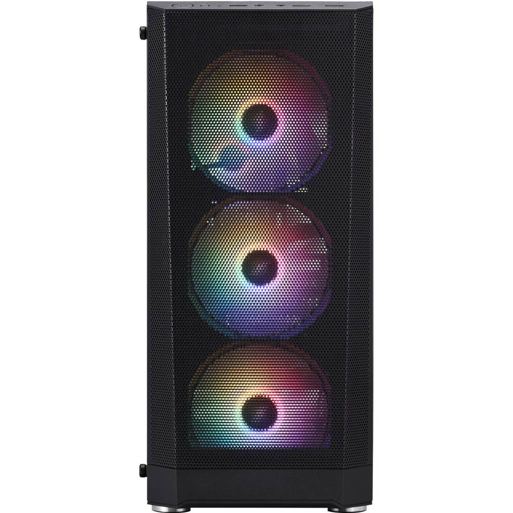 Корпус 1STPLAYER FD5-M-BK-4F1 Black Назначение для настольного компьютера