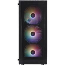 Корпус 1STPLAYER FD5-M-BK-4F1 Black