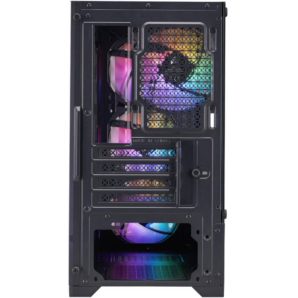 Корпус 1STPLAYER H2-BK-4F7 Black Назначение для настольного компьютера