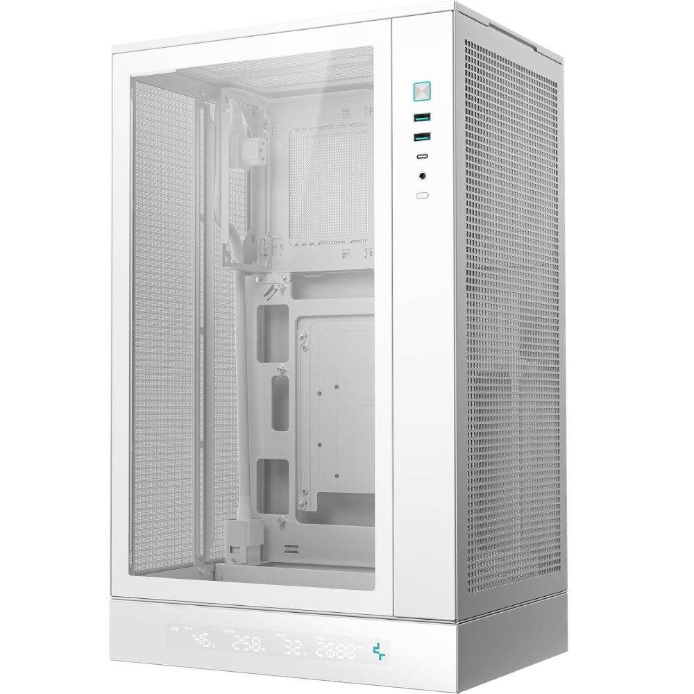 Корпус DEEPCOOL CH270 Digital White (R-CH270-WHNDM0-G-1) Назначение для настольного компьютера