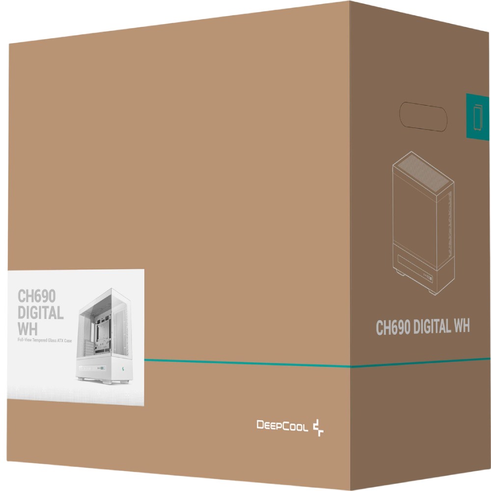 В интернет магазине Корпус DEEPCOOL CH690 Digital White (R-CH690-WHNNA0D-G-1)