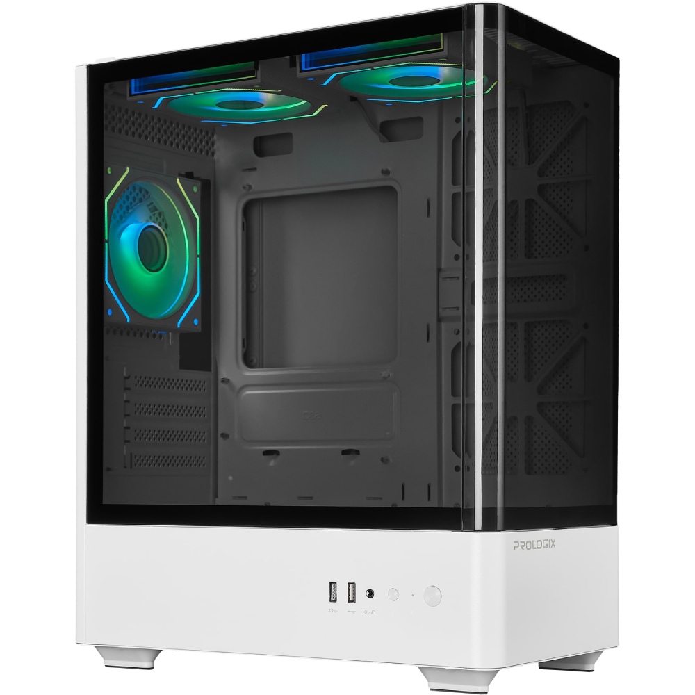 Корпус PROLOGIX Lumi GM-01AW Glass White Тип Midi-Tower