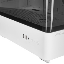 Корпус PROLOGIX Lumi GM-01AW Glass White