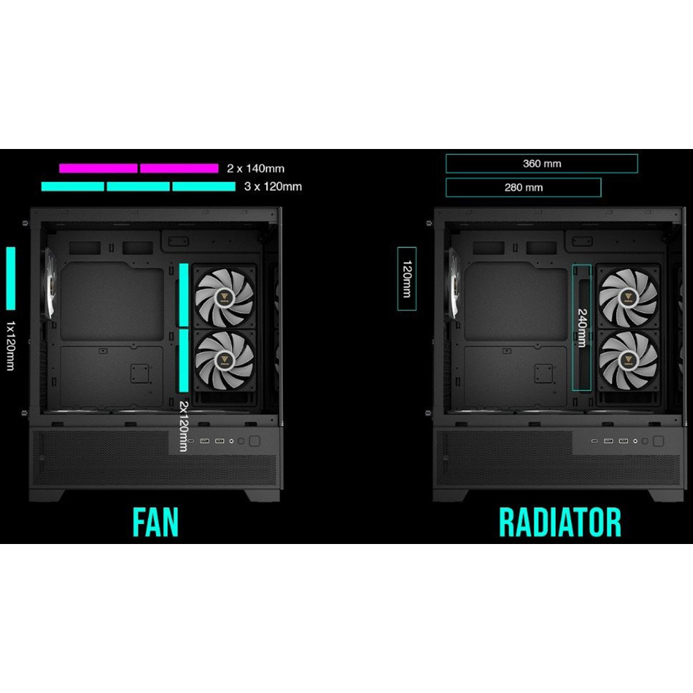 Корпус GAMDIAS AURA GC12 ARGB Фото 14 Корпус GAMDIAS AURA GC12 ARGB