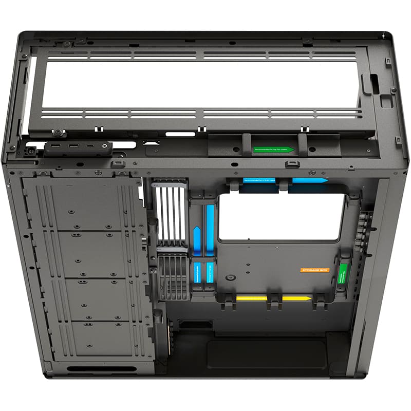 Внешний вид Корпус HAVN HS 420 VGPU Edition Black (HVN-CA-HS420-08)