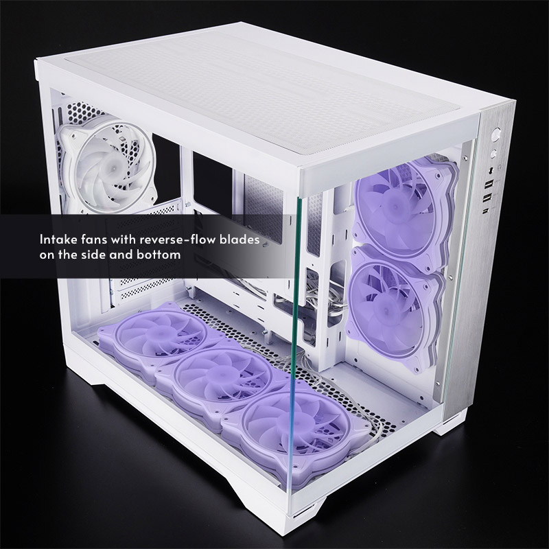 Изображение Корпус CHIEFTEC VISIO GM-30W-TG-OP White