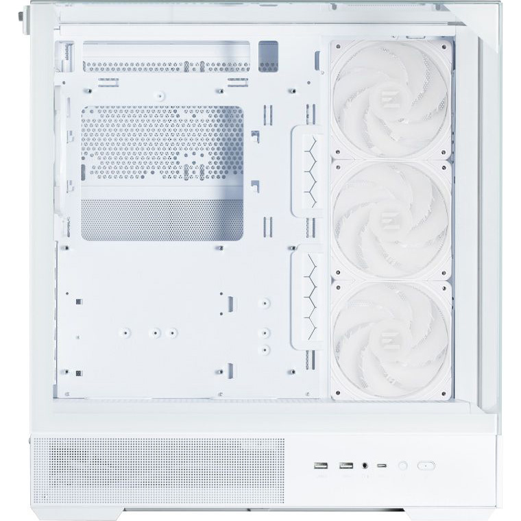 Корпус ZALMAN P40 Prism Plus White (P40PRISMPLUSWHITE) Максимальная длина видеокарты 420