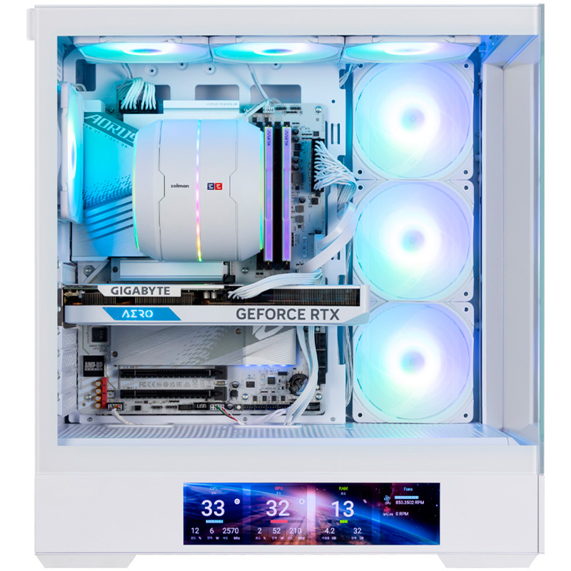 Корпус ZALMAN P40 DS White (P40DSWHITE) Тип Midi-Tower