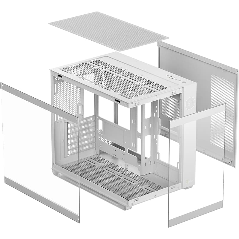 В Фокстрот Корпус OCYPUS Iota C70 ARGB White (IOTA-C70-WHD600XX-GL)