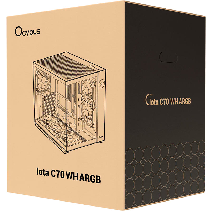 Заказать Корпус OCYPUS Iota C70 ARGB White (IOTA-C70-WHD600XX-GL)