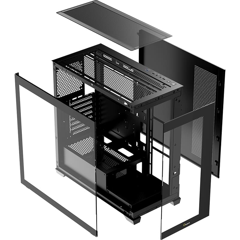 Заказать Корпус OCYPUS Gamma C72 Black (GAMMA-C72-BKD000XX-GL)