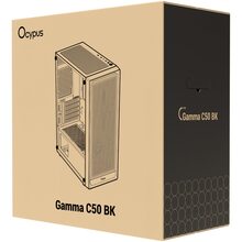 Корпус OCYPUS GAMMA C50 Black (GAMMA-C50-BKG000XX-GL)