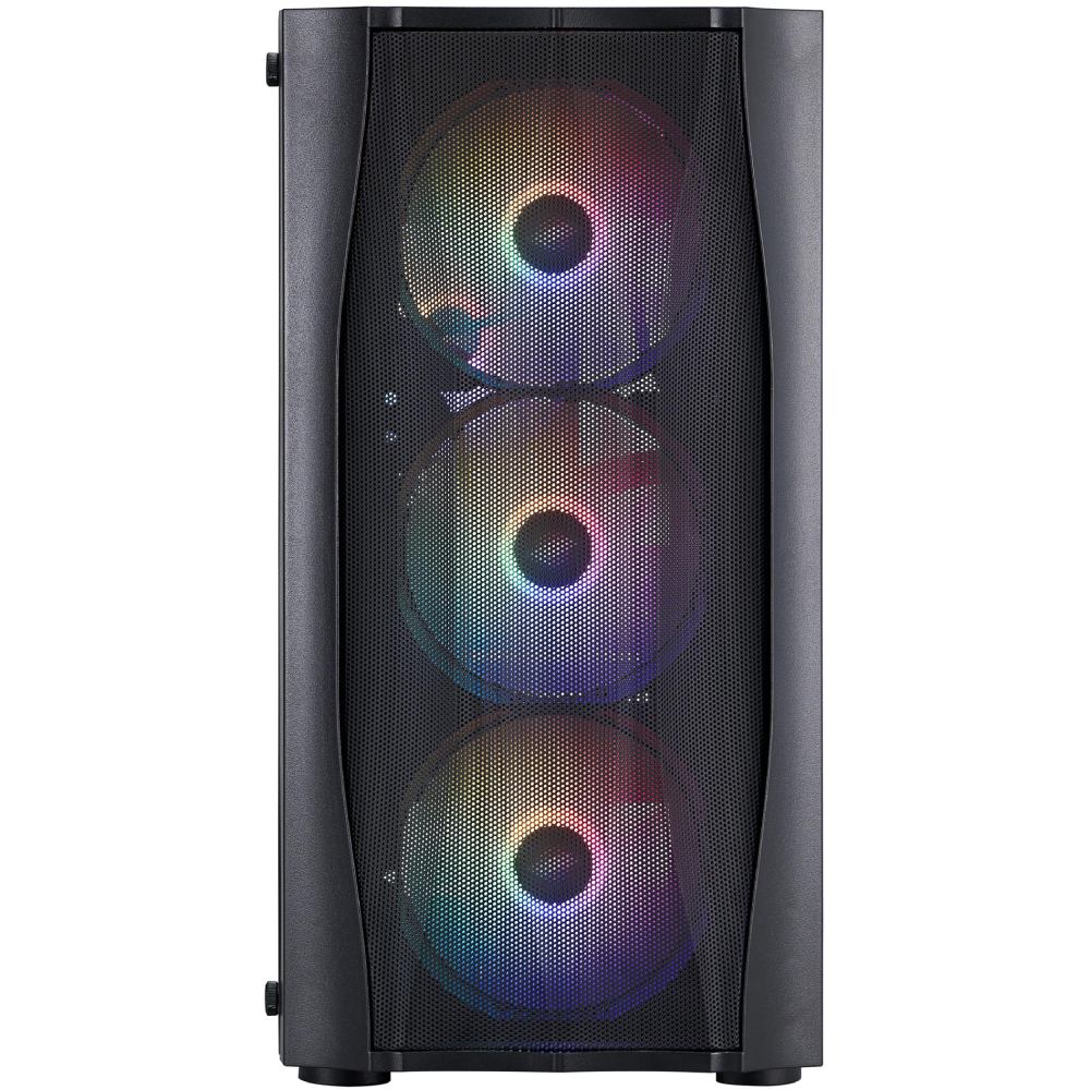 Фото Корпус 1STPLAYER X3-M-BK-4F1 Black (X3-M-BK-4F1)