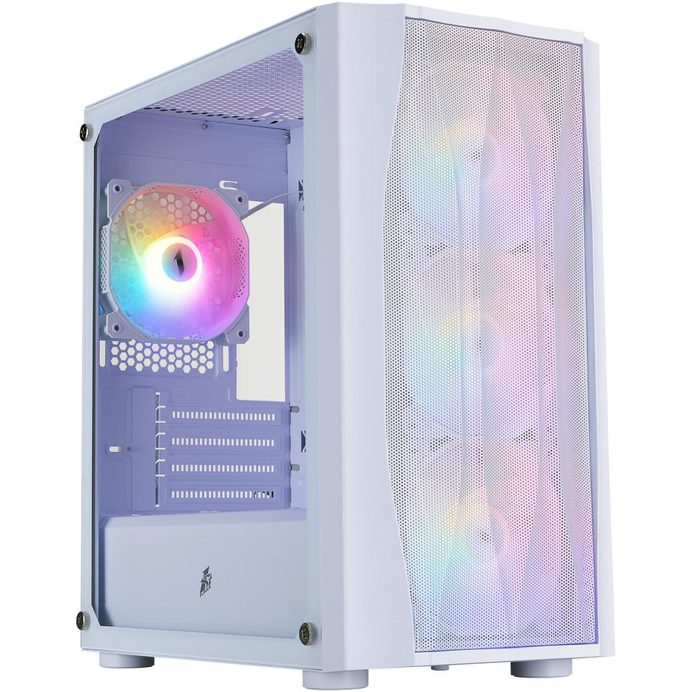 Корпус 1STPLAYER X3-M-WH-4F1-W White (X3-M-WH-4F1-W)