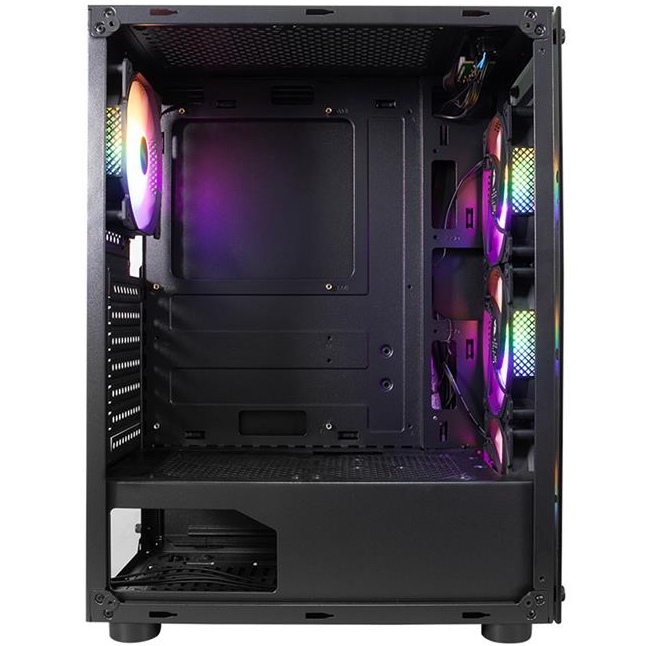 Корпус 1STPLAYER V3-B-BK-4F1 Black (V3-B-BK-4F1) Размер материнской платы (макс.) ATX