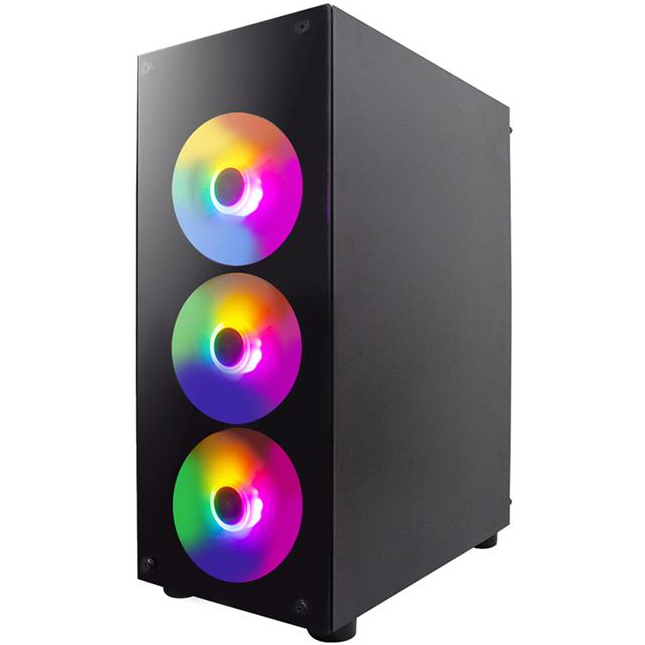 Корпус 1STPLAYER V3-B-BK-4F1 Black (V3-B-BK-4F1) Тип Midi-Tower
