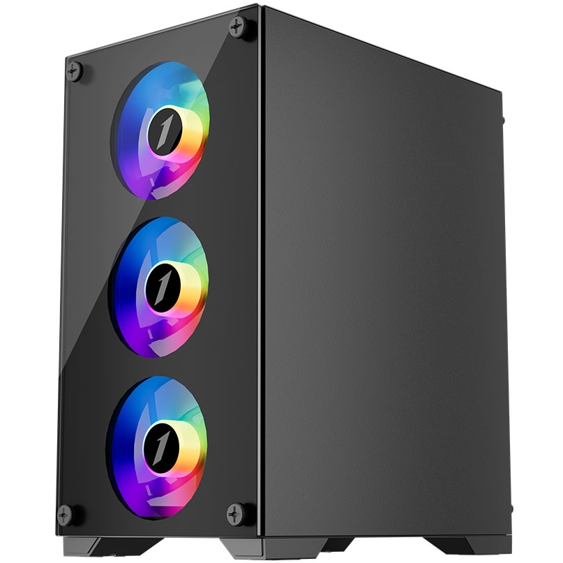 Корпус 1STPLAYER X2-M-BK-4F1 Black (X2-M-BK-4F1) Тип Mini (Micro)-Tower