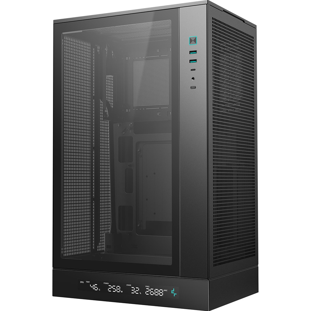 Корпус DEEPCOOL CH270 Digital Black (R-CH270-BKNDM0-G-1)