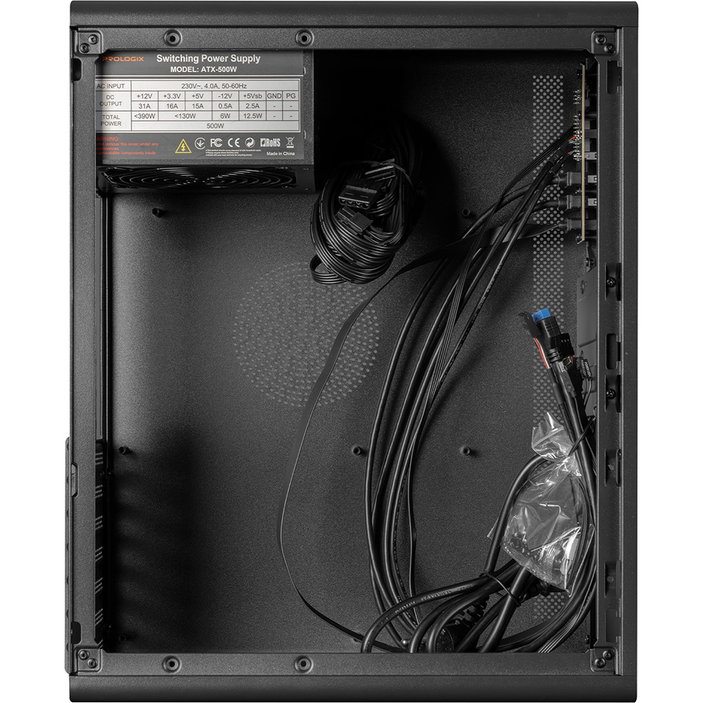 Корпус PROLOGIX E127 500W Black Максимальная длина видеокарты 320