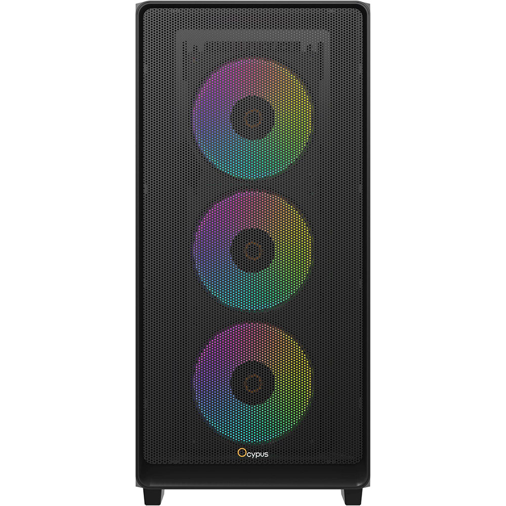 Корпус OCYPUS Gamma C60 ARGB Black (GAMMA-C60-BKG400XX-GL) Назначение для настольного компьютера