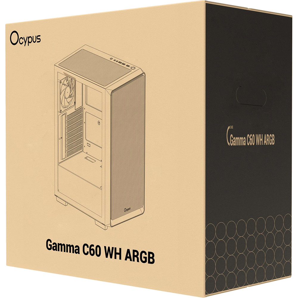 Изображение Корпус OCYPUS Gamma C60 ARGB White (GAMMA-C60-WHG400XX-GL)