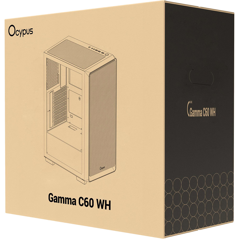 Изображение Корпус OCYPUS Gamma C60 White (GAMMA-C60-WHG000XX-GL)
