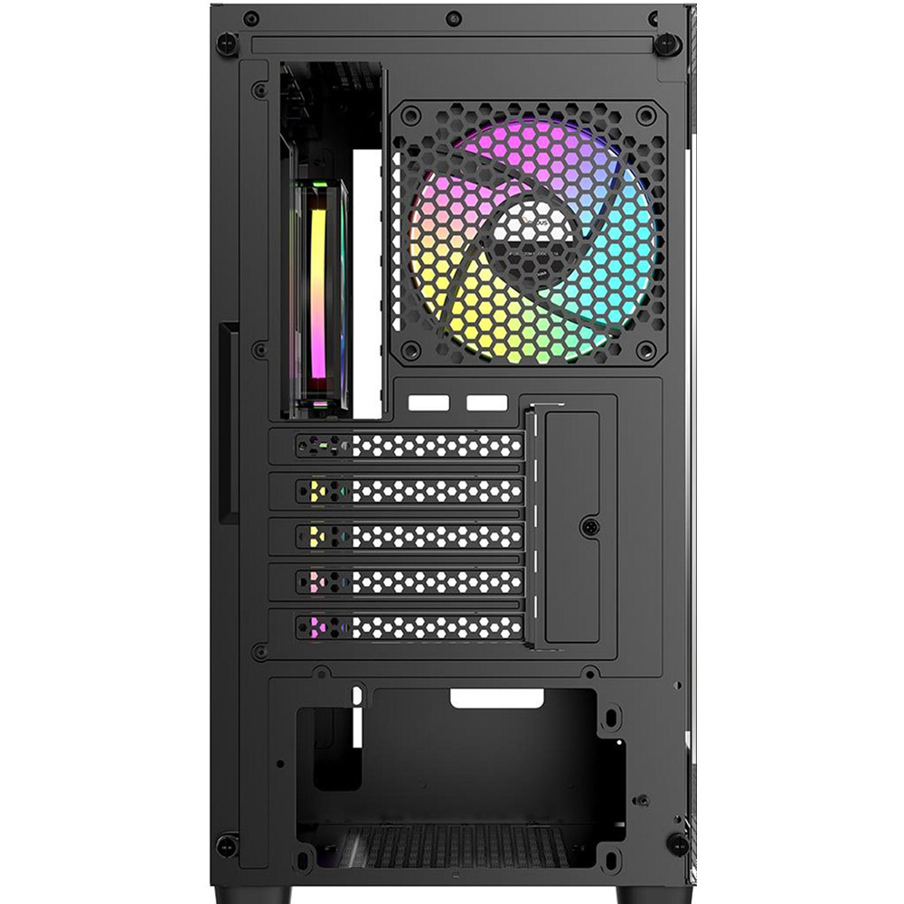 Корпус OCYPUS Gamma C52 ARGB Black (GAMMA-C52-BKD300XX-GL) Розмір материнської плати (макс.) micro-ATX