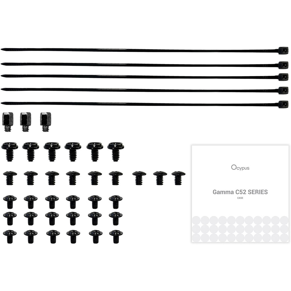 Заказать Корпус OCYPUS Gamma C52 Black (GAMMA-C52-BKD000XX-GL)