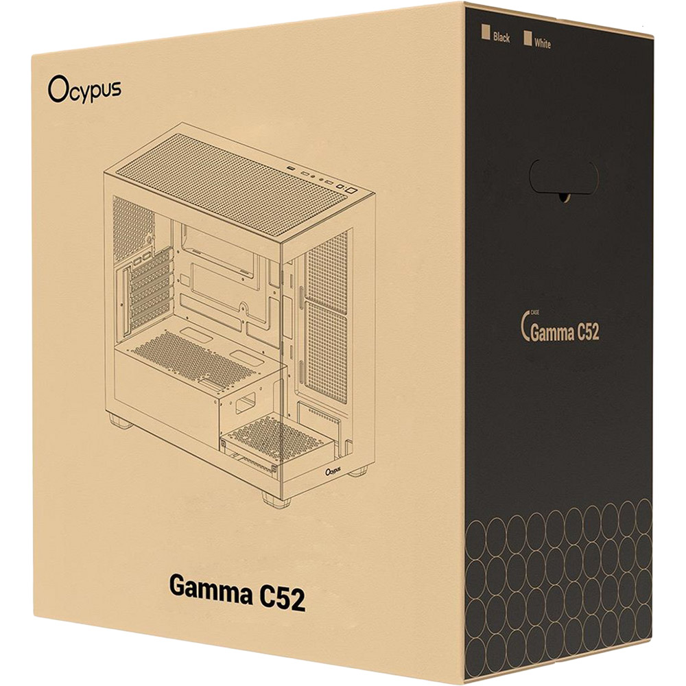Изображение Корпус OCYPUS Gamma C52 Black (GAMMA-C52-BKD000XX-GL)