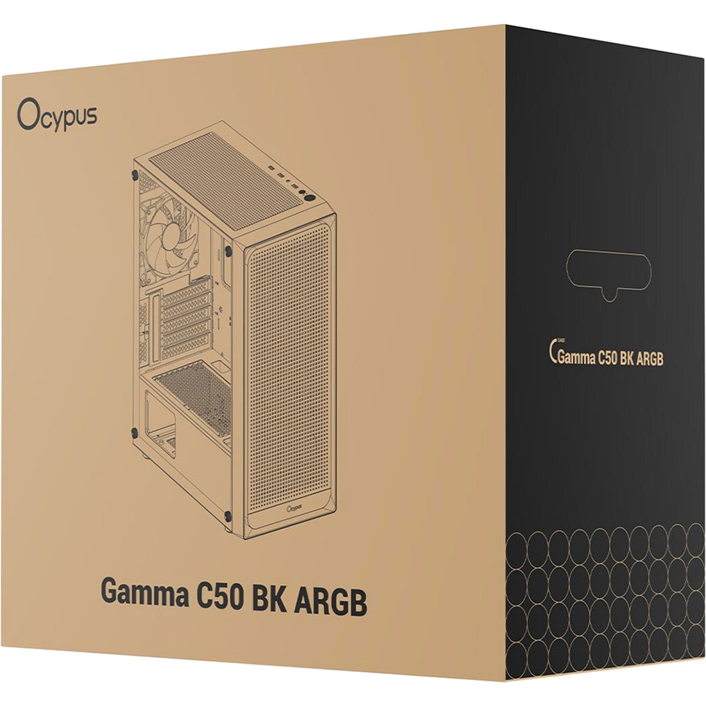 В Україні Корпус OCYPUS Gamma C50 ARGB Black (GAMMA-C50-BKG400XX-GL)