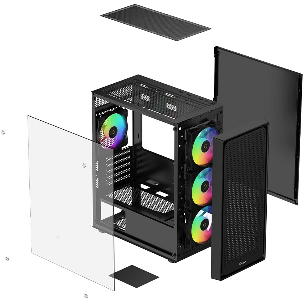 Покупка Корпус OCYPUS Gamma C50 ARGB Black (GAMMA-C50-BKG400XX-GL)