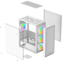Корпус OCYPUS Gamma C50 ARGB White (GAMMA-C50-WHG400XX-GL)