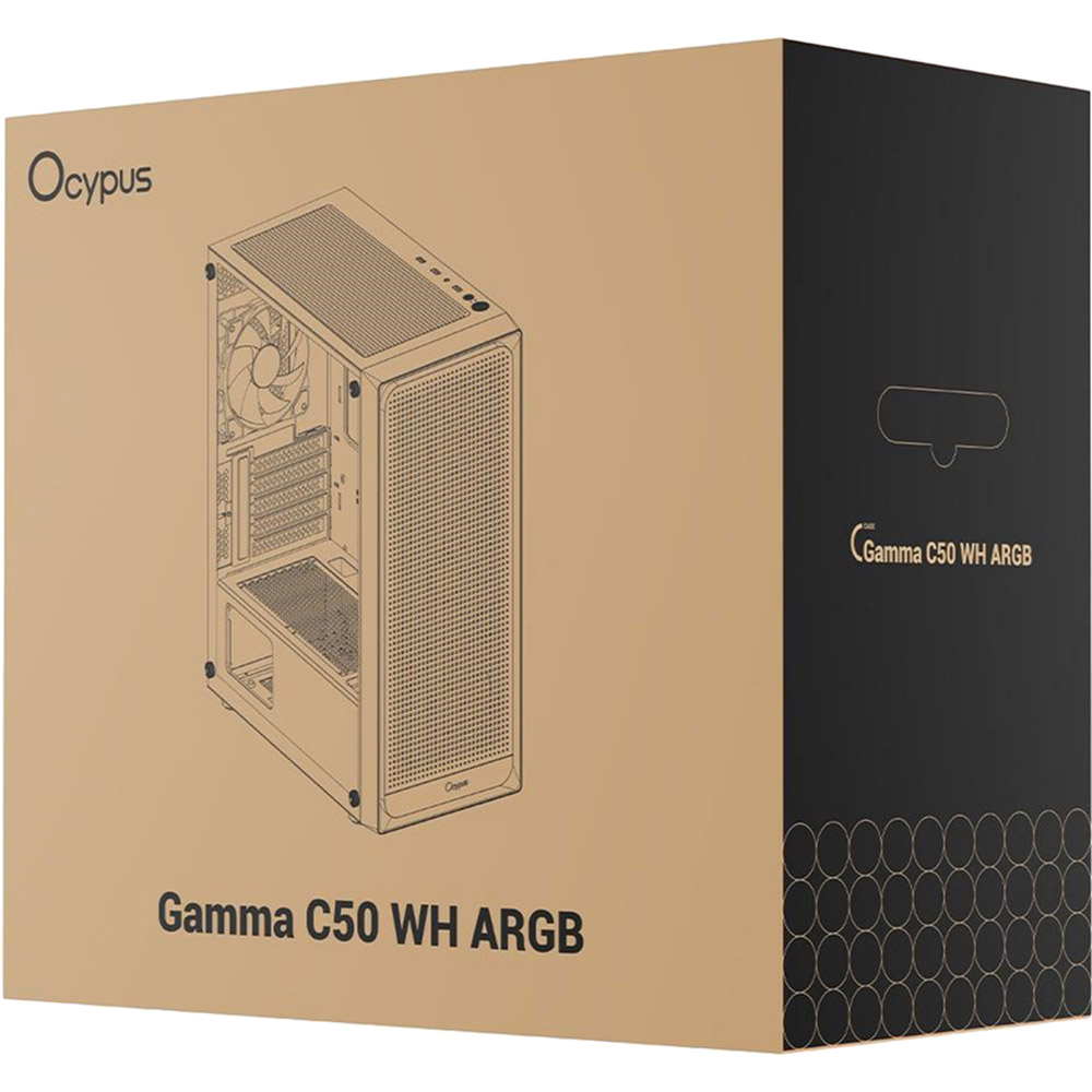 Изображение Корпус OCYPUS Gamma C50 ARGB White (GAMMA-C50-WHG400XX-GL)