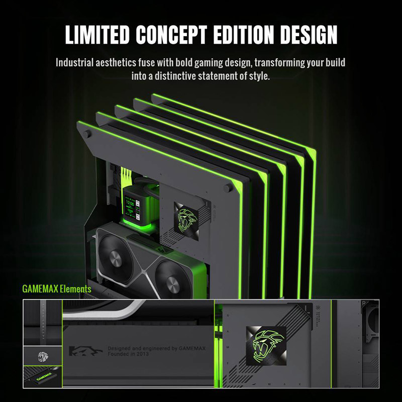 Заказать Корпус GAMEMAX Blade Concept Black