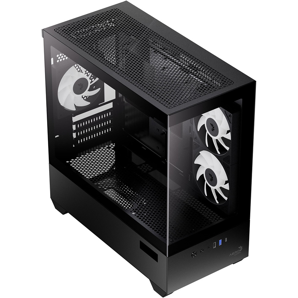 Корпус AEROCOOL P300D Digi-G-BK-v1 Black (ACCS-PN05033.11) Назначение для настольного компьютера