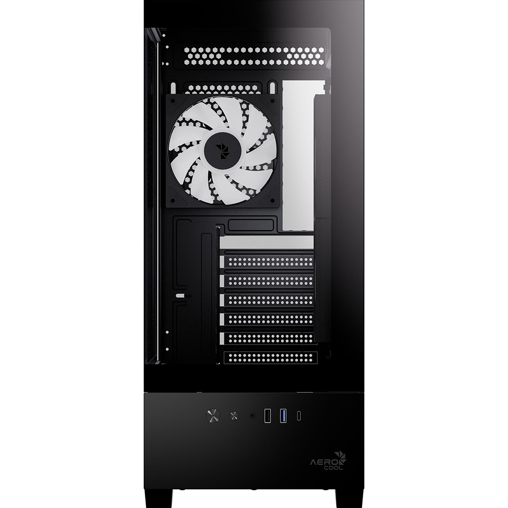 Внешний вид Корпус AEROCOOL P500D Digi-G-BK-v1 Black (ACCM-PN07033.11)