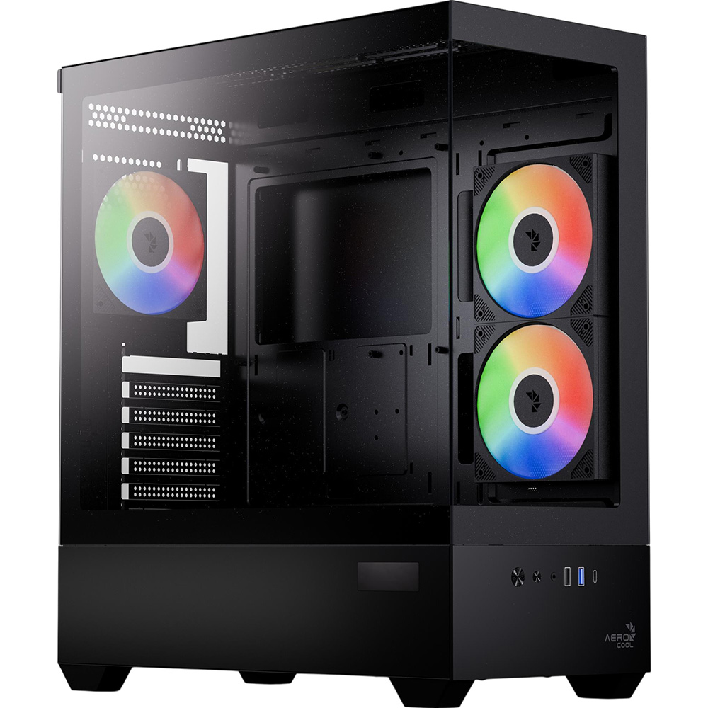 Корпус AEROCOOL P500D Digi-G-BK-v1 Black (ACCM-PN07033.11)