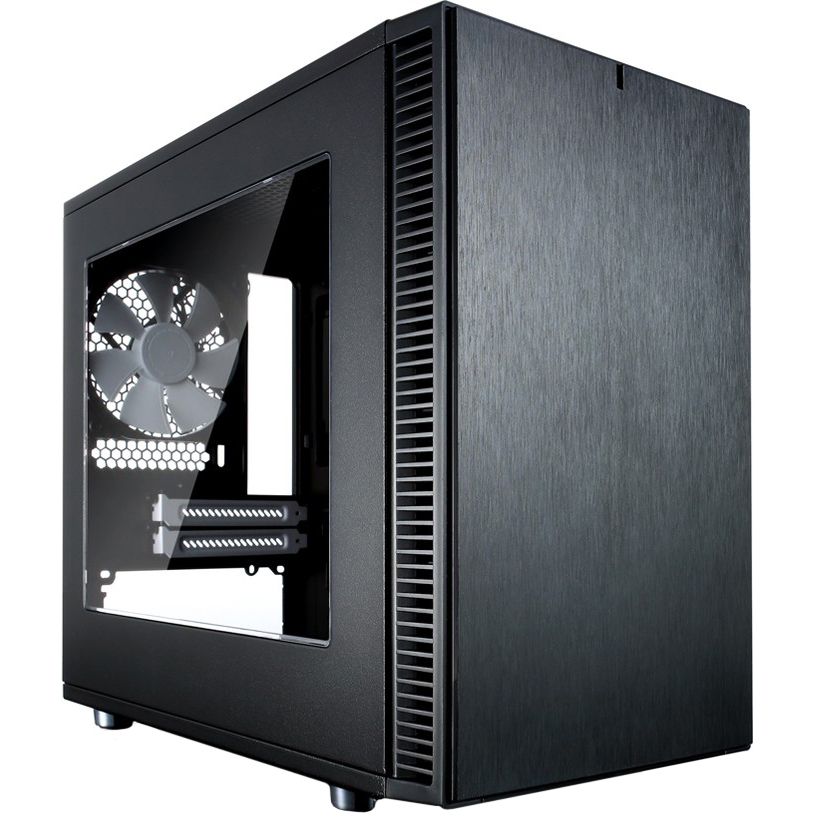 Корпус FRACTAL DESIGN Define Nano S з вікном (FD-CA-DEF-NANO-S-BK-W) Призначення для настільного комп'ютера