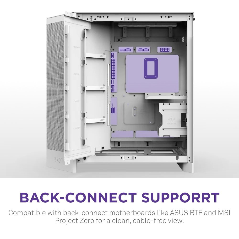 Корпус NZXT H9 Flow RGB White (CM-H92FW-R1) Размер материнской платы (макс.) EATX