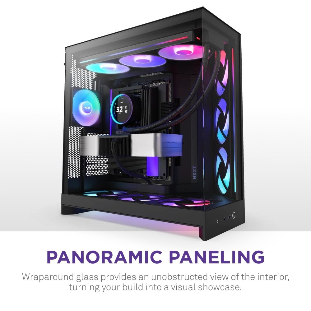 Корпус NZXT H9 Flow RGB Black (CM-H92FB-P1) Тип Midi-Tower