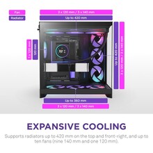 Корпус NZXT H9 Flow RGB Black (CM-H92FB-P1)