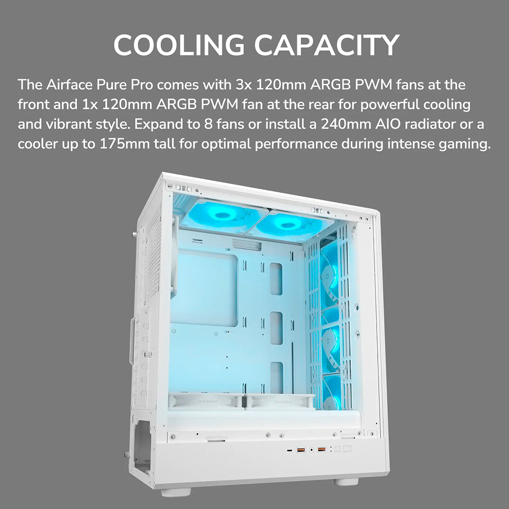 Фото 19 Корпус COUGAR Airface PURE Pro White