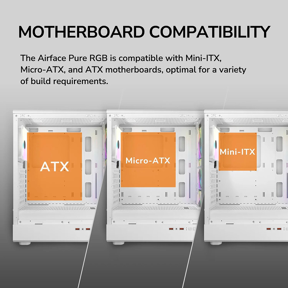 Обзор Корпус COUGAR Airface Pure RGB White